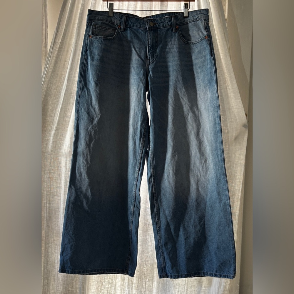 Forever 21 Low Rise Baggy Denim Jeans